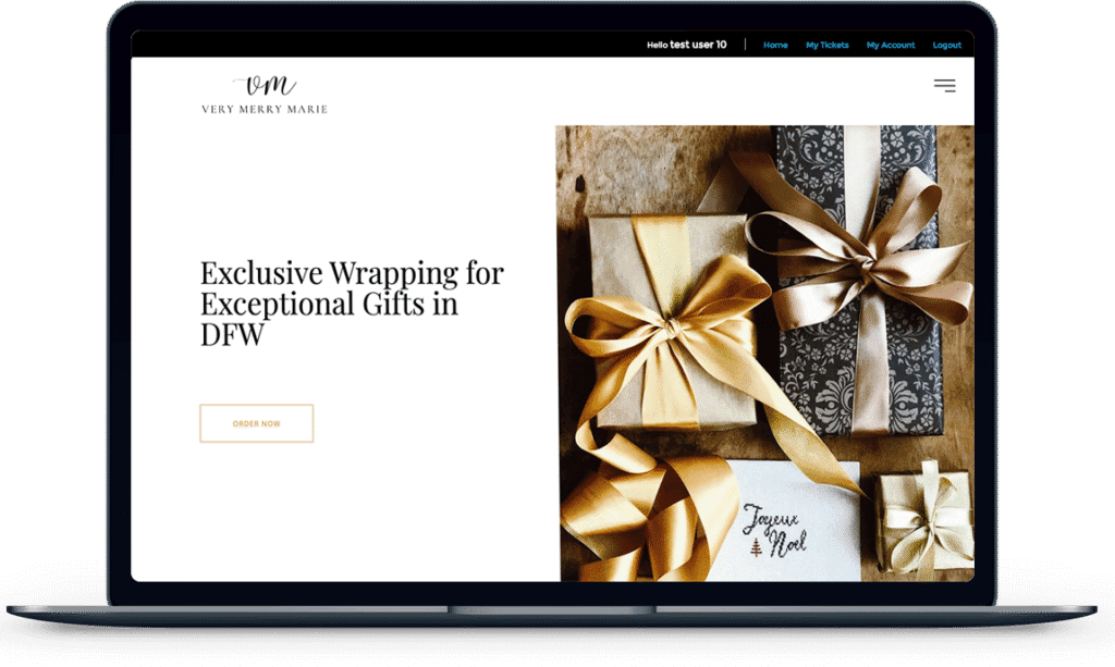 marie Tulsa Web Design - Very Merry Marie