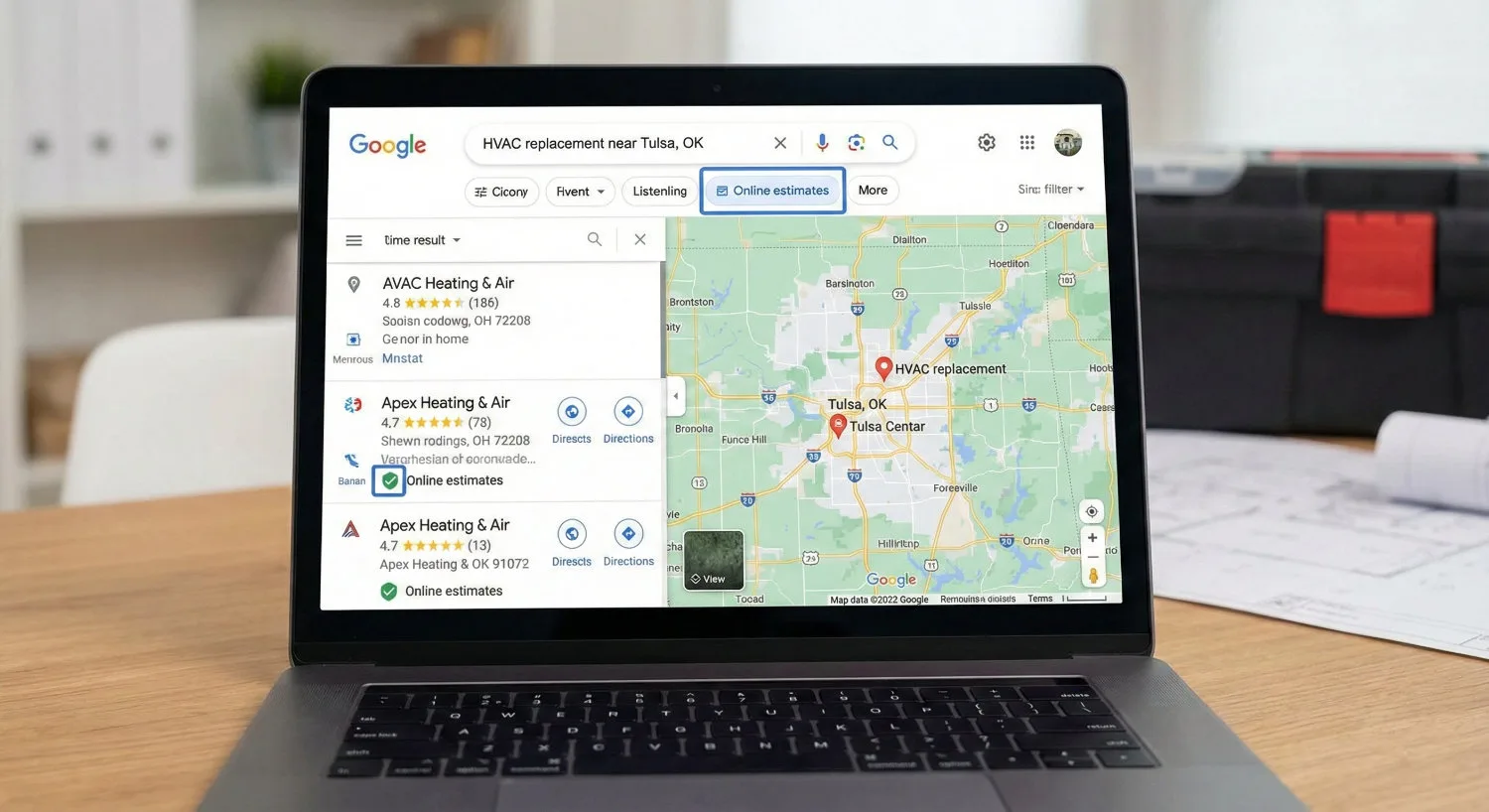Google Online Estimates